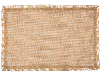 Салфетка-плейсмат льняная Rustic натуральный коричневый, 30×45см