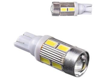 Лампа Pulso габаритная LED T10/10SMD-5630, 12v, 1w, 150lm White (LP-134046)