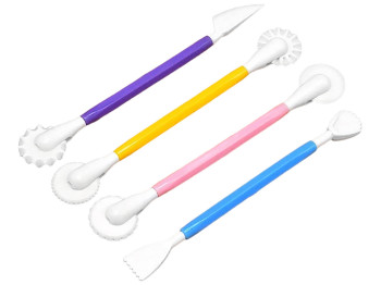 Набір стеків для роботи з мастикою, 9х20см (ціна за набір 4предмета)