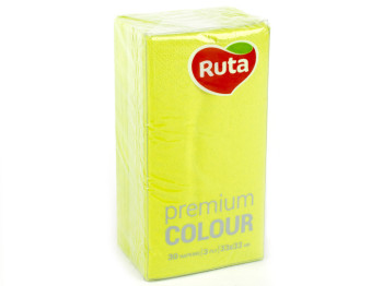 Салфетки "Ruta" Premium Color зеленые ароматизированные 33x33см 30шт