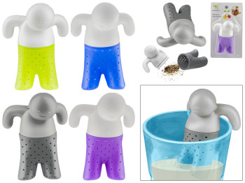 Ситечко для чая Человечек (цвета ассорти) MH-2996