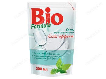 Гель для миття посуду Bio Formula Сода ефект дойпак 500мл