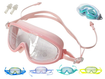 Маска для плавания с чехлом Swimming Goggles, 7 цветов