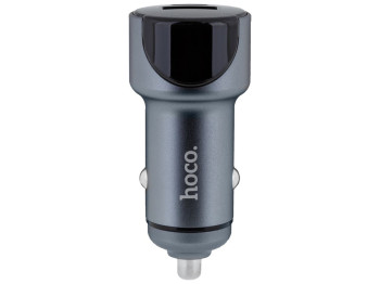 Автомобильное Зарядное Устройство Hoco Z42 PD20W+QC 3.0, Серый