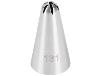 Насадка для кондитерського мішка Бузок №131, нержавіюча сталь, 3,5×1 см (ціна за 1шт)