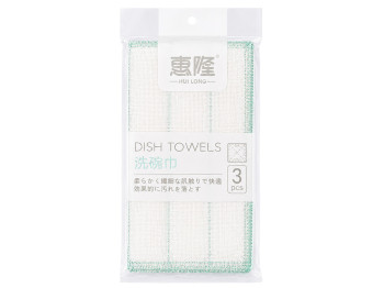 Кухонные тряпки Hui Long, 30×30 см, 3 шт, 5 слоев