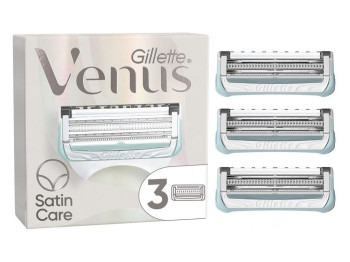 Картриджі змінні для гоління Gillette Venus Satin Care, 3 шт