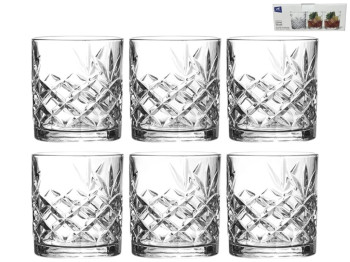 Склянка для віскі Oxford, скло, 340мл, колір прозорий (ціна за набір 6шт)