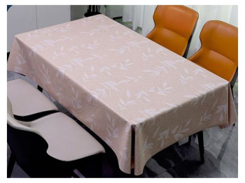 Клеёнка Style, ПВХ на тканевой основе, 1.40×20 м, с растительным узором, цвет бежевый