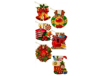 Листівка-малятко Merry Christmas (ціна за набір 128шт)