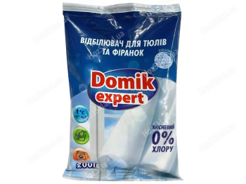 Відбілювач Domik Expert для тюлів та фіранок, 200г