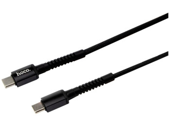 Кабель USB Hoco X71 Especial Type-C to Type-C PD 60W 3A Колір Чорний