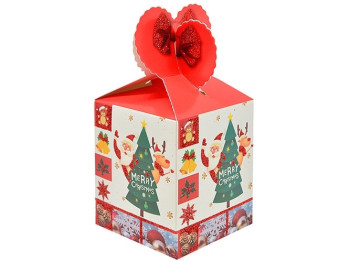 Коробка подарочная новогодняя 10x8.5x8.5см