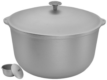 Казан кухонно-туристический Prolis с литыми ручками и крышкой 12л 10072/Кт-0012 