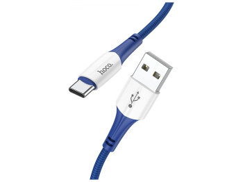 Кабель USB Hoco X70 Ferry Type-C 3A Цвет Синий
