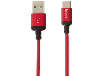 Кабель USB Hoco X14 Times Speed Type-C 2m Цвет Красно-Чёрный