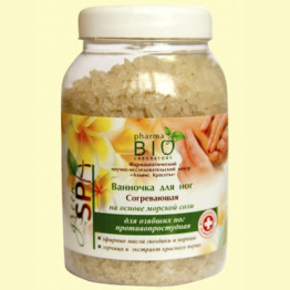 Ванночка для ніг "Pharma Bio" - "Зігріваюча" 650гр