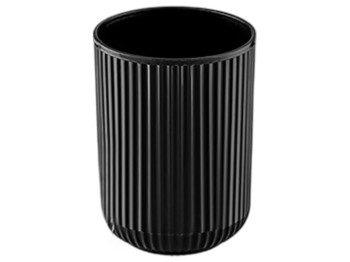 Стакан для зубных щеток Idea Home AYS1DK Black, из набора 72151, 8690070778484