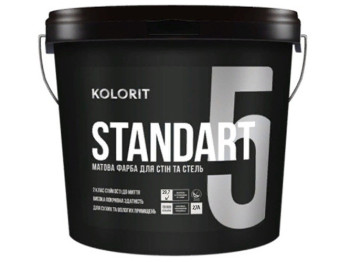 Краска интерьерная латексная Kolorit Standart 5 (база А) 2,7л