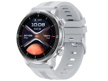 Смарт-годинник Hoco Y31, Bluetooth 5.3, 250мАч, HD дисплей 1,46 дюйма, пластик, 45×45×12мм, сірий