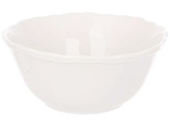 Салатник порцеляновий Pure White біла, 400мл