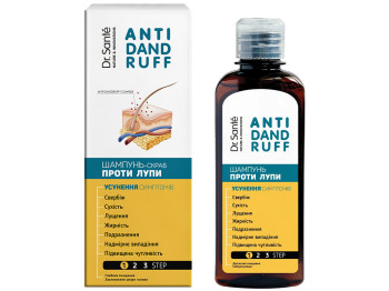 Шампунь для волосся Dr. Sante Anti Dandruff, з протигрибковим та себорегулюючим комплексом, 200мл