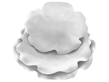 Блюдо Квітка, порцеляна, 36см