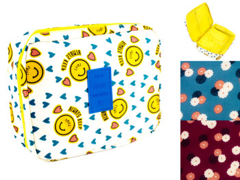 Косметичка-органайзер дорожня 25x21x8см