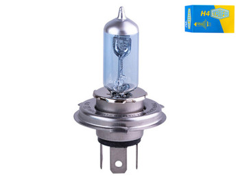 Лампа автомобільна галогенна для фари Trifa H4, 12V, 100 - 90W blue, цоколь P43t (61670)