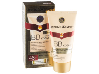 ВВ-крем для обличчя Черный жемчуг, ліфтинг, від зморшок, SPF10, для всіх типів шкіри 46+ 45мл
