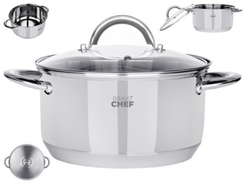 Каструля Bravo Chef, 16см, 1,9л, з кришкою, 6900067208675