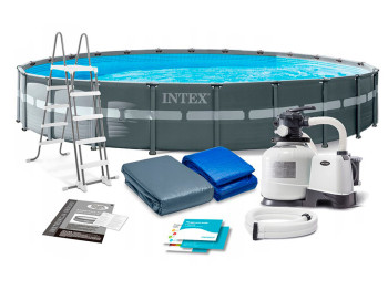 Бассейн каркасный круглый Ultra XTR. Intex 26340