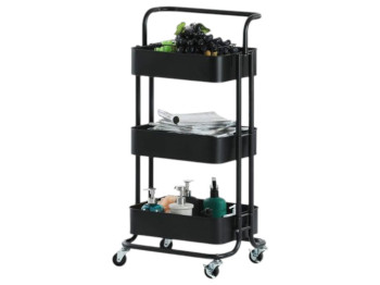 Етажерка Comfort, 3 яруси, метал і пластик, 41×39×86 см