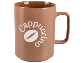 Чашка Limited Edition Time Cappuccino, фарфор, 490мл, цвет коричневый