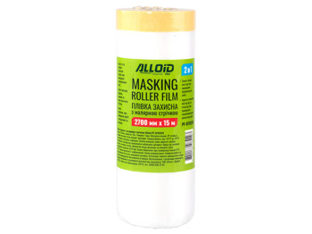 Плівка захисна з малярною стрічкою, 2700мм х 15м (PF-0715270)