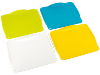 Доска разделочная с бортами пластиковая