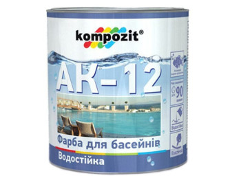 Фарба для басейнів Kompozit АК-12 2,8 кг (Композит АК-12)