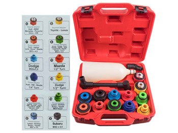 Набор адаптеров для смены масла Alloid (УА-5115)