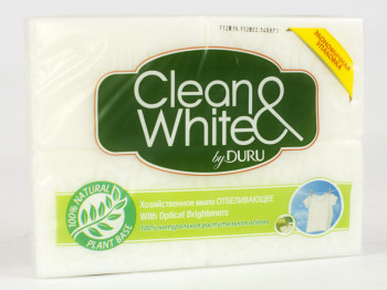Мило господарське Duru - Clean & White "Відбілююче" (ціна за 4 шматки по 125г)