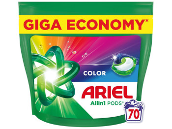 Капсулы для стирки Ariel All-in-1 PODS для цветного белья, 70шт