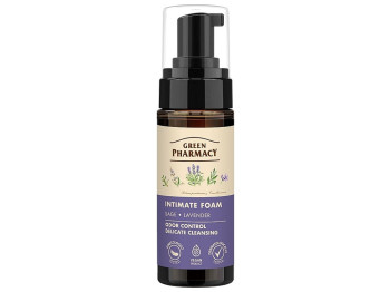 Пенка для интимной гигиены Green Pharmacy, с экстрактами шалфея и лаванды, 150мл