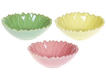 Пиала керамическая в форме цветка, 240мл, цвет ассорти