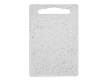 Доска разделочная Granite, пластик, 37,5×25см, светло-серая