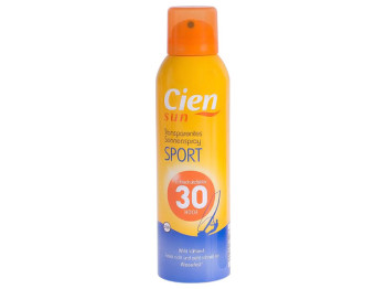 Спрей аэрозоль солнцезащитный Cien Sport SPF30 200мл