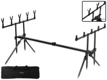 Родпод на 5 спиннингов телескопический Sams Fish 126х68,5х68см