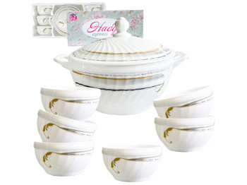 Набор супной Gold, 2,5л, 740мл (цена за набор 7 предметов)