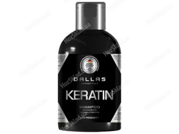 Шампунь для волос Dalas Keratin с кератином и молочным протеином, 1л