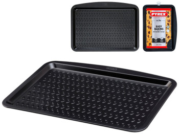 Форма для запекания Pyrex Glide, углеродистая сталь, антипригарное покрытие, 38×25см, 41×30×1,4см
