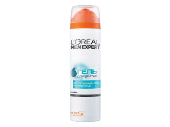 Гель для бритья LOreal Men Expert "Алоэ Вера" гипоаллергенный для чувствительной кожи" 200мл