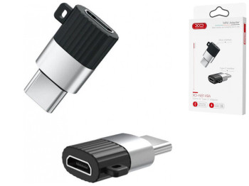 Перехідник XO NB149-A MICRO To TYPE C Connector Колір Чорний